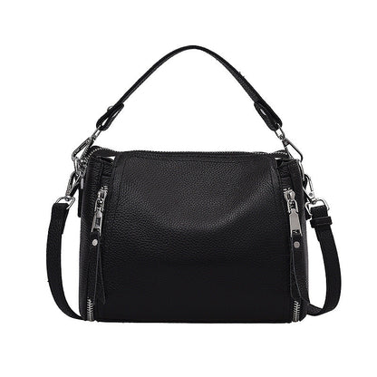Women's Leather Simple Trendy Top Layer Cattlehide Shoulder Bags