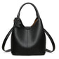 Women's Fashionable Lychee Pattern Soft Leather Western Bags
