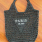 Round Goddess Underarm Handmade Straw Bearded Armpit Bags