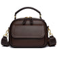 Women's Box Doctor Leather Pattern Versatile Contrast Color Bags