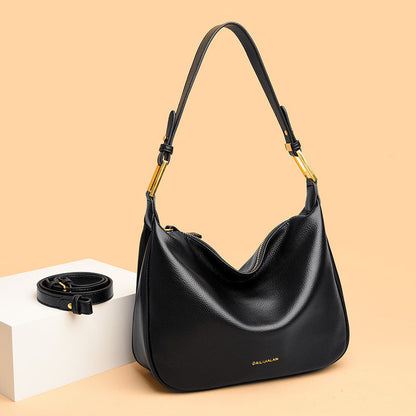 Stylish Simple Versatile Female Commuter Large Capacity Armpit Bags
