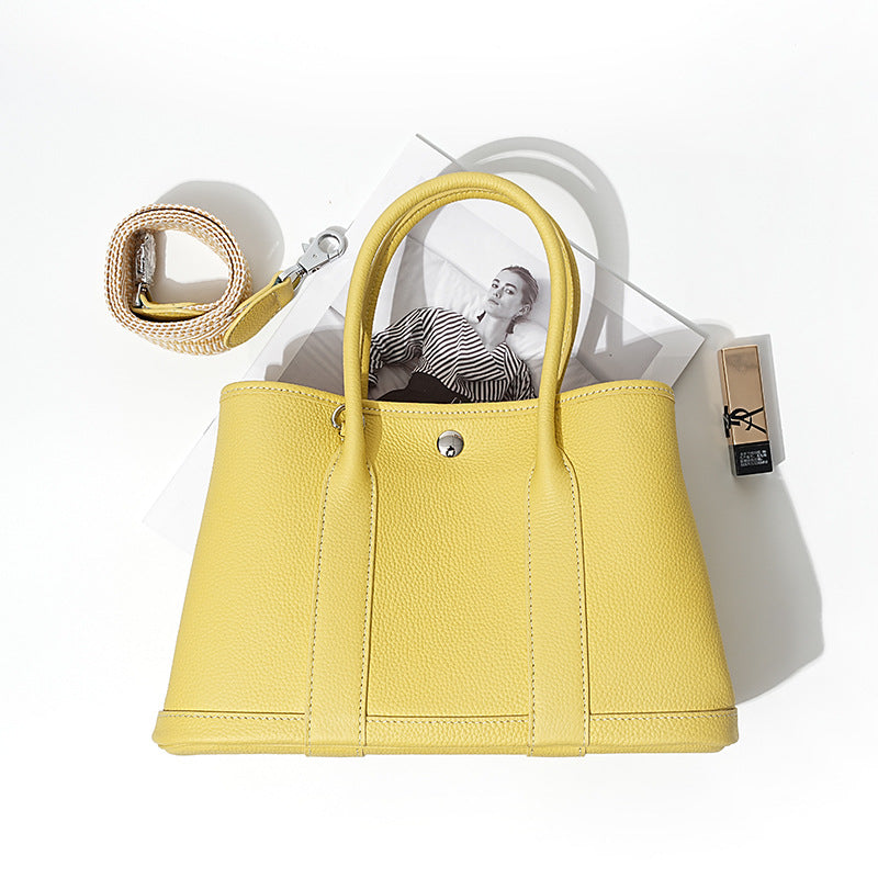 Women's Genuine Leather Portable Quality First Layer Handbags