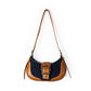 Women's Korean Contrast Color Baguette Advanced Texture Bags