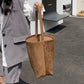 Women's Suede For Idle Style Cowhide Leather Handbags