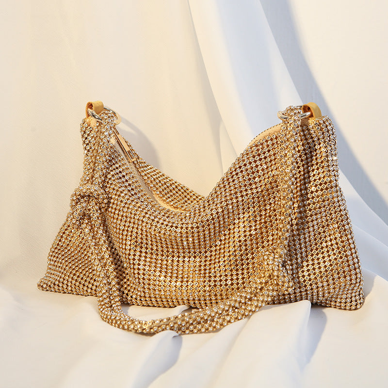 Women's Full Diamond Dinner Studded Hand Underarm Evening Bags