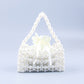 Sier Electroplated Hand-woven Acrylic Street Shooting Handbags