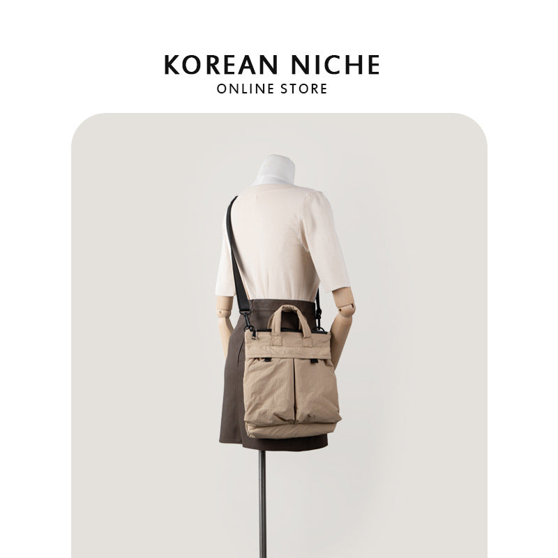 Simple Style Nylon Summer Niche Large Shoulder Bags