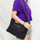 Women's Fashion Waterproof Nylon Simple Commuter Crossbody Bags