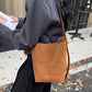 Women's Frosted Cowhide Commuter Large Capacity Idle Style Underarm Bags