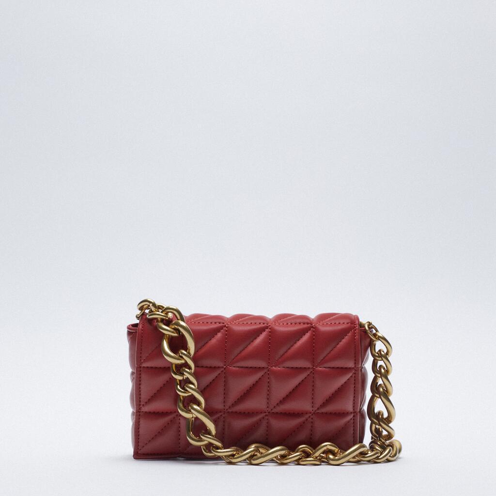 Women's Classic Style Rhombus Chain Oversized Quilted Crossbody Bags