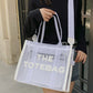 Women's Today Popular Jelly Color Mesh Transparent Bags