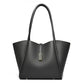 Women's Simple Large Capacity Totes Trendy Leather Shoulder Bags