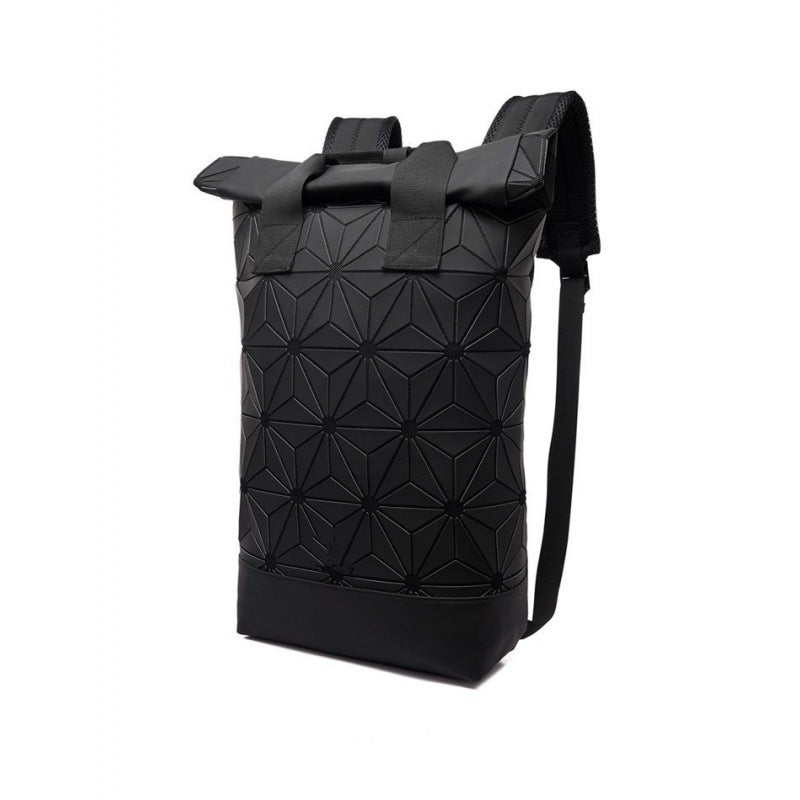 Rhombus Geometric Colorful Single Trendy Portable Backpacks