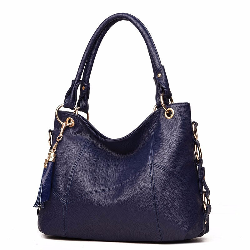 Women's Large Capacity Totes Fashion Lychee Pattern Handbags