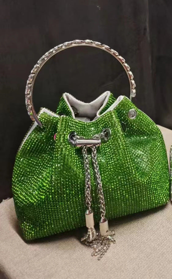 Women's Elegant Popular Shiny Diamond Rhinestone Full Shoulder Bags