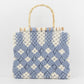 Women's Woven Trendy Mori Style Bamboo Worker Cotton Handbags