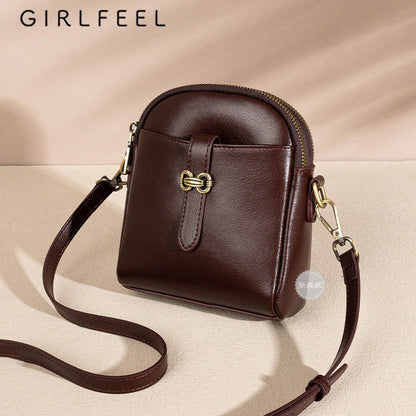 Women's Elegant Creative Leather Mini Mobile Crossbody Bags