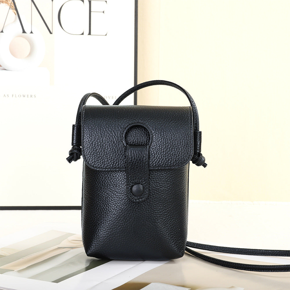 Women's Genuine Leather Mobile Summer Lightweight Fashion Crossbody Bags
