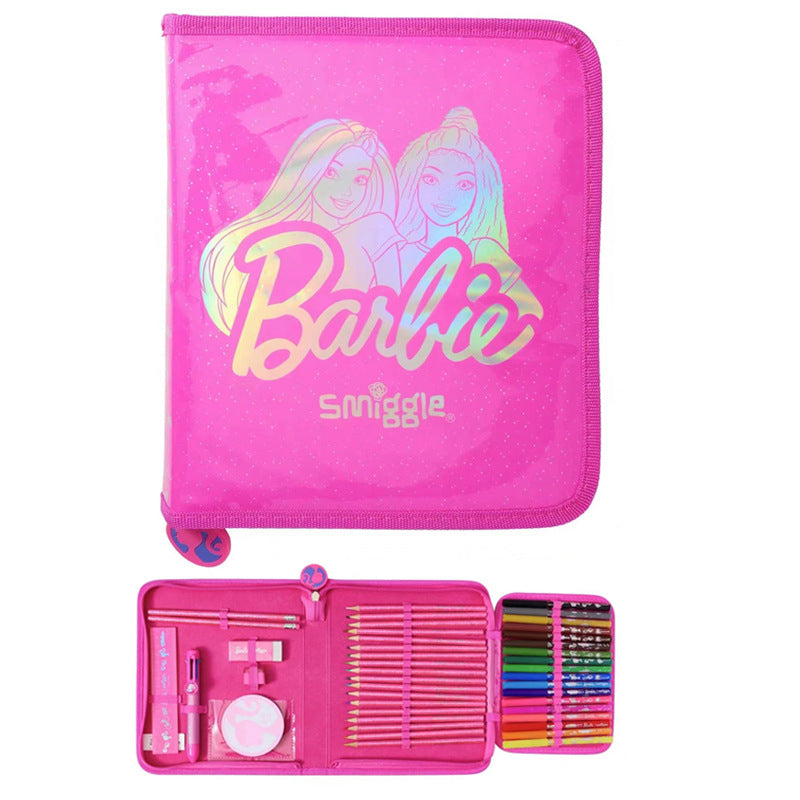 Children's Pink Princess Large Capacity Pencil Cup Elementary School Students' Schoolbags