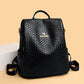 Pretty Popular Woven Leather Cheap Selling Backpacks