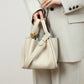 Women's Fashion Genuine Leather Portable Vegetable Basket Shoulder Bags