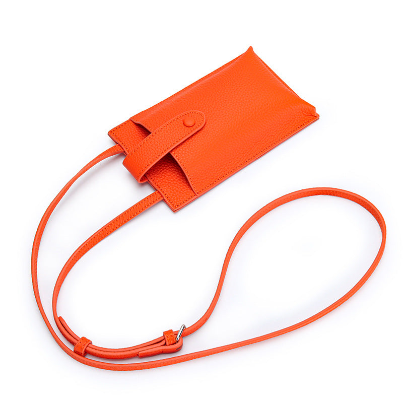 Women's Leather Versatile First Layer Cowhide Stylish Crossbody Bags