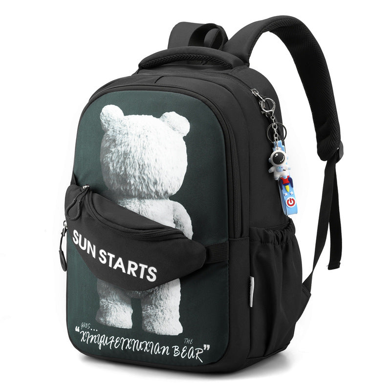 Boys Junior High Large Capacity Fashion Elementary School Students' Schoolbags