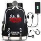 American Tv Stranger Things Charging Luminous Backpacks