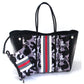Leopard Print Printed Black Portable Beach Shoulder Bags