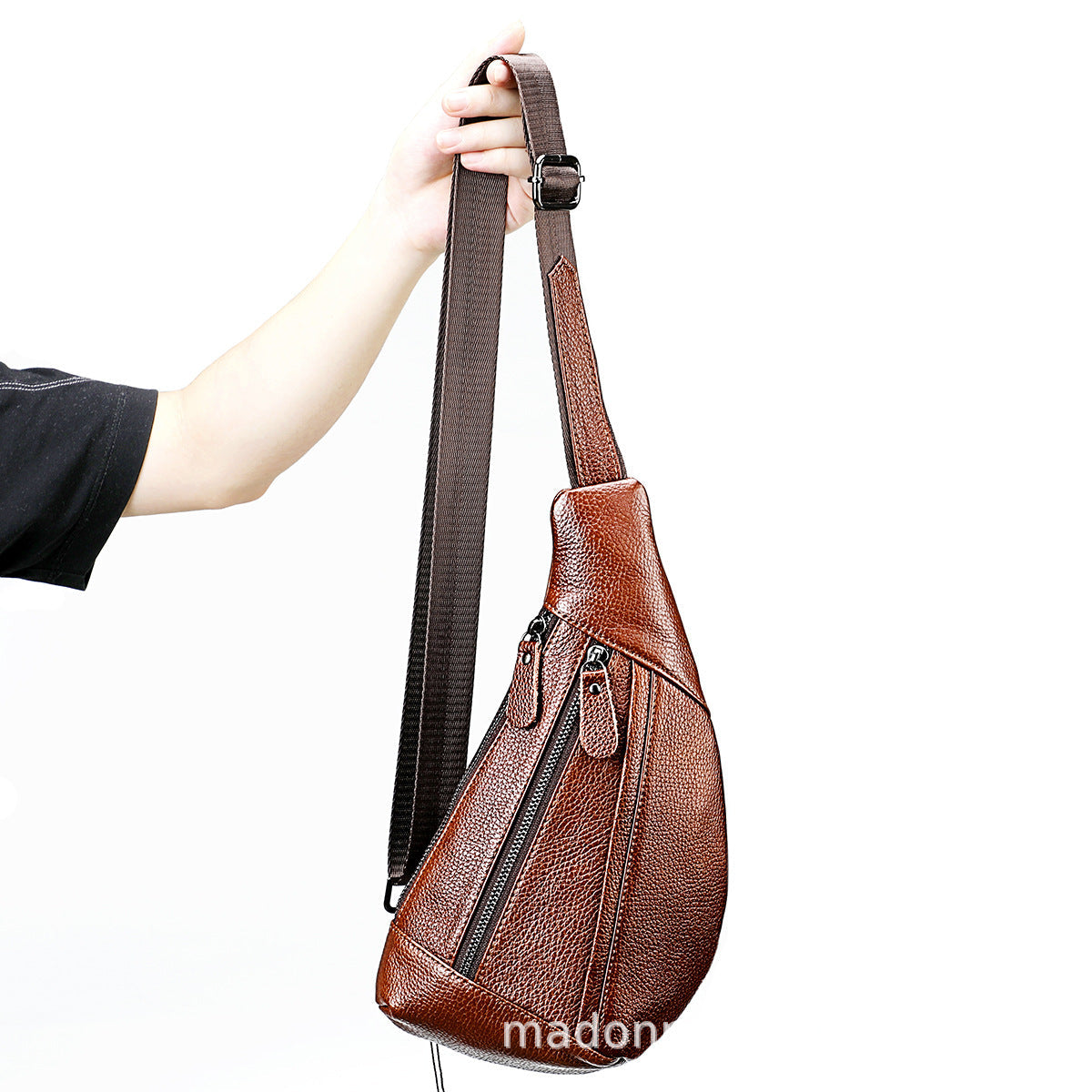 Women's & Men's & Cowhide Mobile Genuine Leather Men's Shoulder Bags