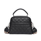 Women's Leather Diamond Embroidery Thread Fashionable Top Shoulder Bags