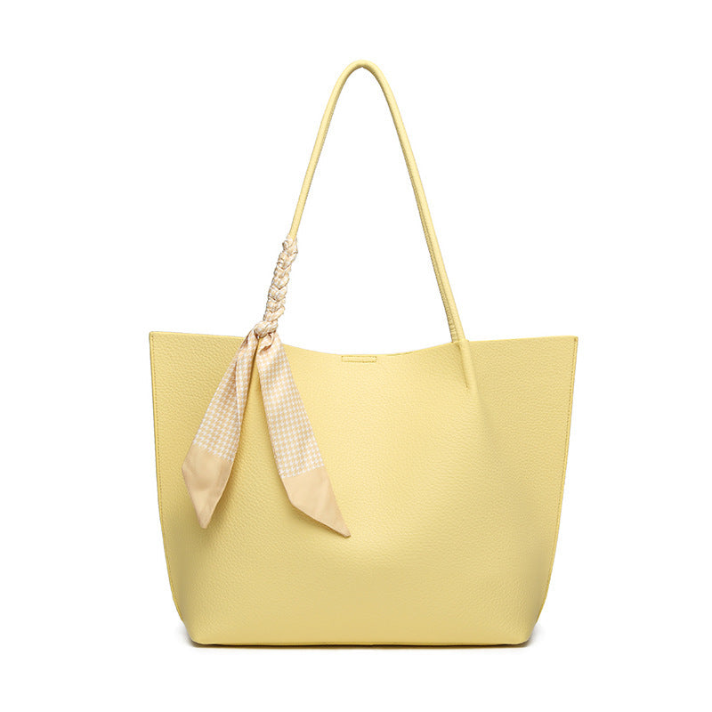 Women's Large Capacity Underarm Korean High-grade Silk Shoulder Bags