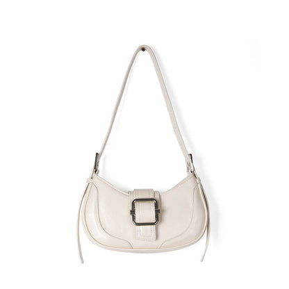 Women's Korean Contrast Color Baguette Advanced Texture Bags