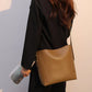 Elegant Women's High-grade Soft Leather Versatile Shoulder Bags
