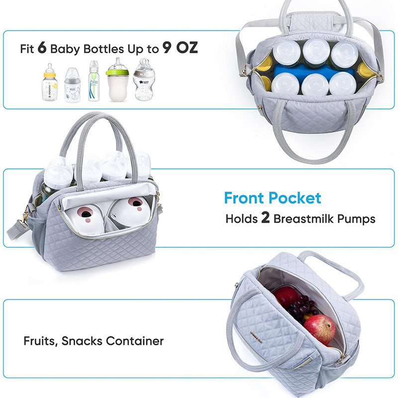 Diaper Quilted Maternal Storage For Moms Bags
