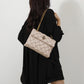 Women's Eagle Head Design Diamond Plaid Chain Bags