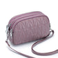 Women's Soft Leather Fashion Genuine Leisure Embroidery Crossbody Bags