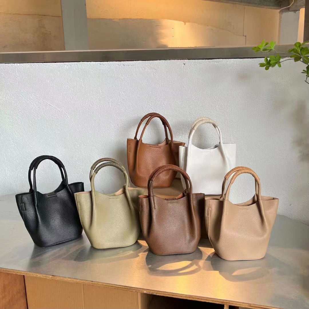 Lady Hand-held Vegetable Basket Processing Top Handbags