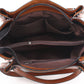 Women's Oil Leather Fashion Big Korean Style Shoulder Bags