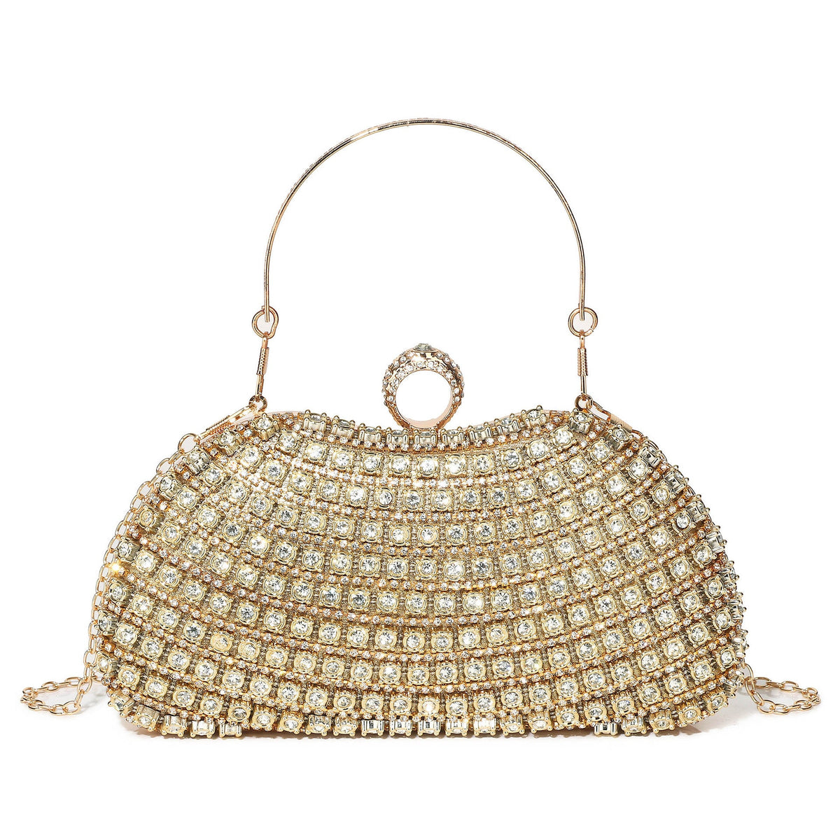 Rhinestone Banquet Diamond Chain Stitching Dress Evening Bags