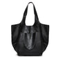Women's Retro Simple Big Soft Leather Large Handbags