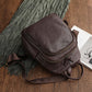 Vegetable Tanning Leather Waxing First Layer Water Dyed Retro Backpacks
