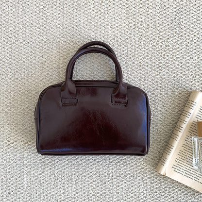 Korean Style Simple Red Advanced Fashion Handbags