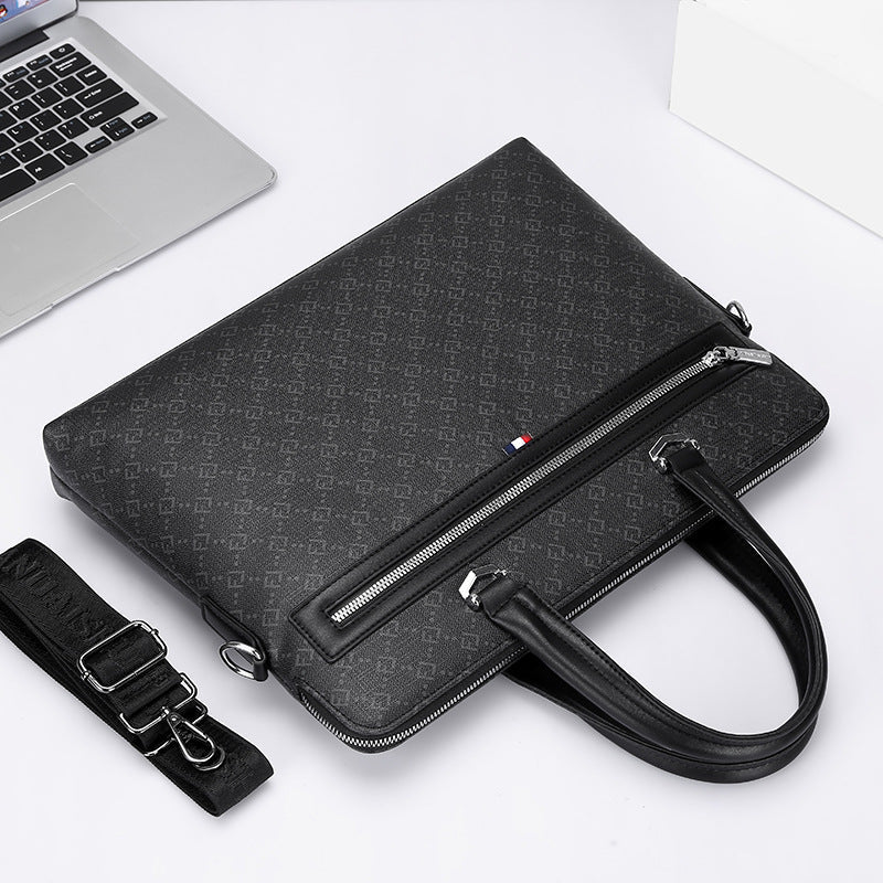 Men's Horizontal Business Commuter File Computer Trend Men's Briefcases