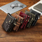 Men's Top Layer Oil Wax Cowhide Double Men's Wallets