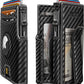 Men's Stylish Carbon Fiber Leather High-grade Men's Wallets