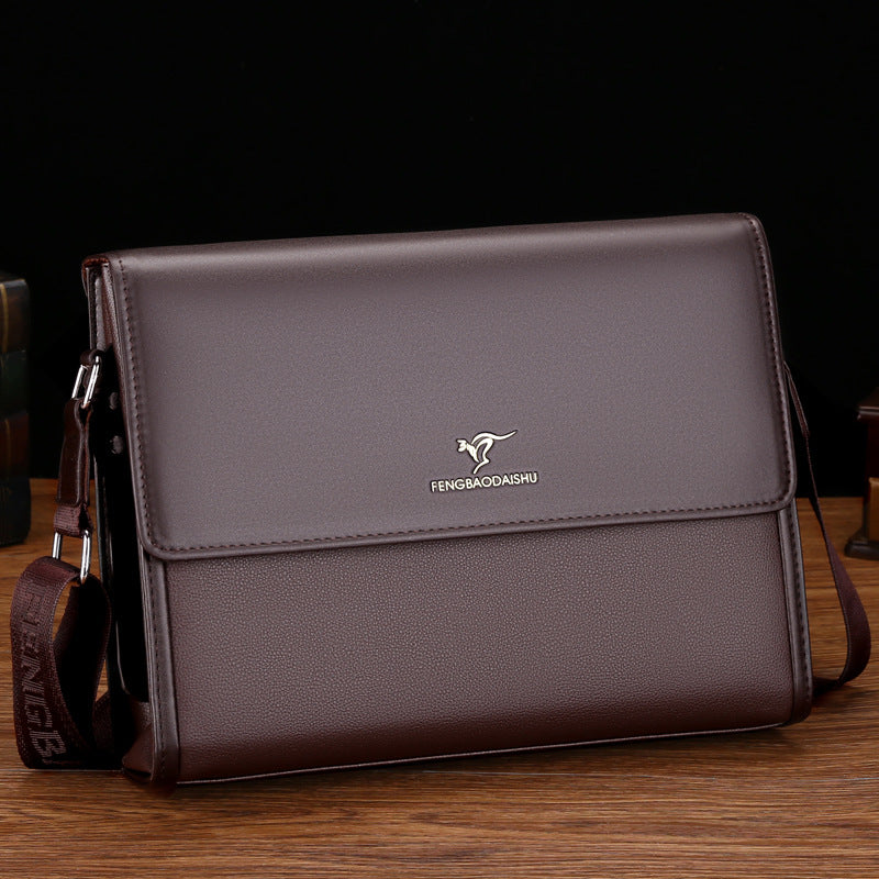Men's Single Large Capacity Business Horizontal Vertical Men's Shoulder Bags