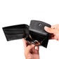 Men's Solid Color Swiping Portable Simple Men's Wallets