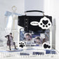 Women's Everyday Joker Transparent Two-dimensional Badge Bar Backpacks