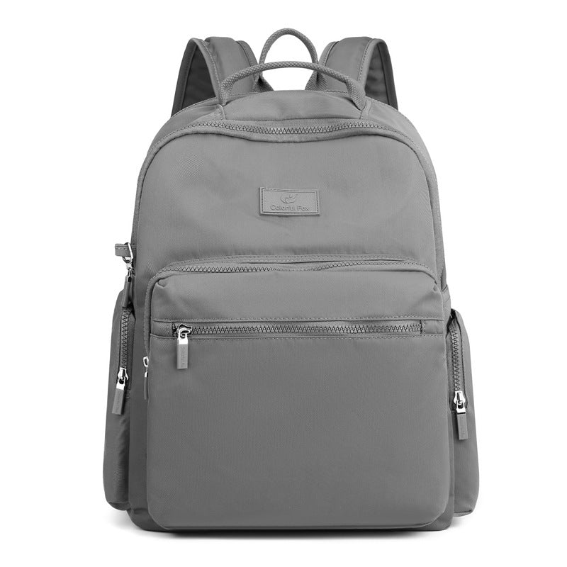 Women's Korean Fashion Large Capacity Simple Nylon Backpacks